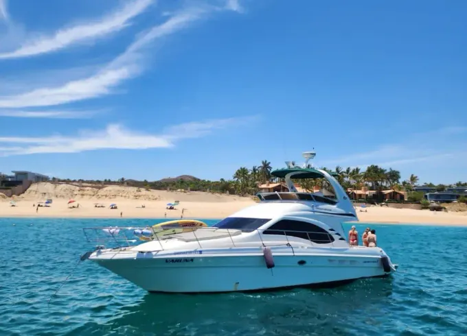 VARUNA LUXURY 45' SEARAY FLYBIGE SEDAN YACHT STARLINK "WIFI"