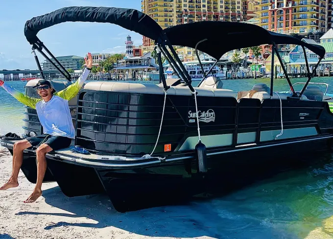 The Most Badass Party Pontoon in Destin! Free Amenities!