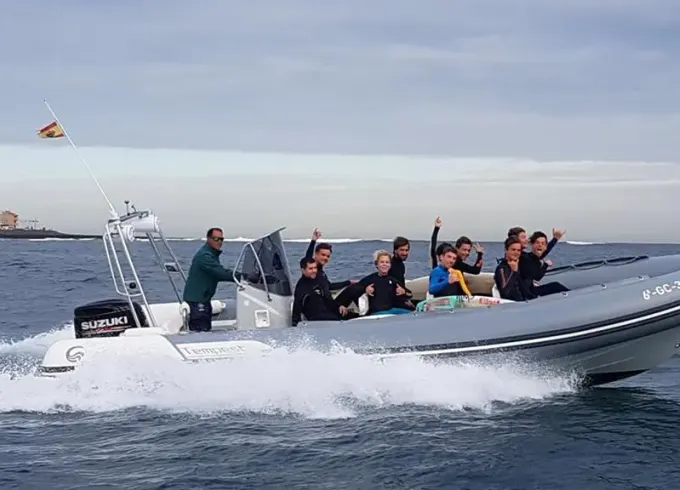 Charter 25' Zodiac Rigid Inflatable Boat in La Oliva, Spain