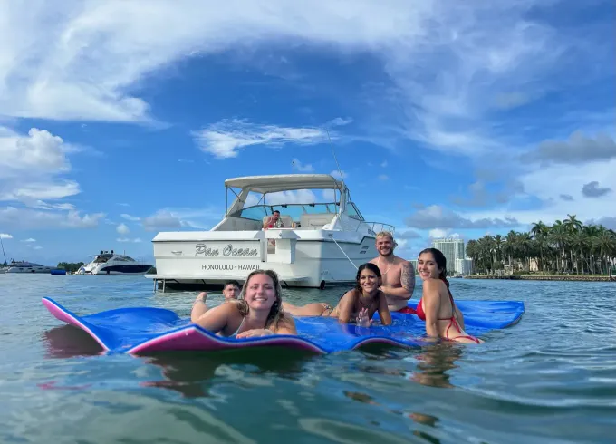 Miami Beach Yacht Rental: Sandbar Snorkeling, Dolphins & Marine Life Adventure