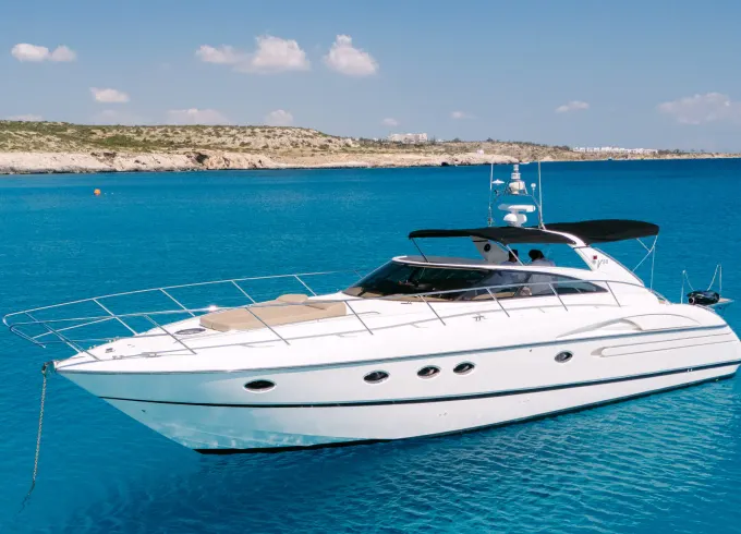 Luxury Trips in the waters of Ayia Napa and Protaras aboard 50' Princess Yacht