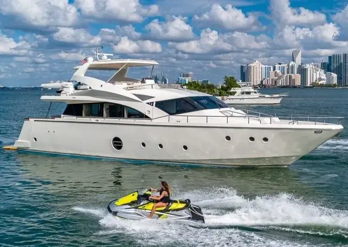 Charter the 75’ Aicon Flybridge in Miami Top Yacht Experience for Any Occasion