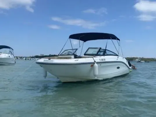 Enjoy 23ft Sea Ray SPX Deck Boat for rent in Bay Harbor Islands