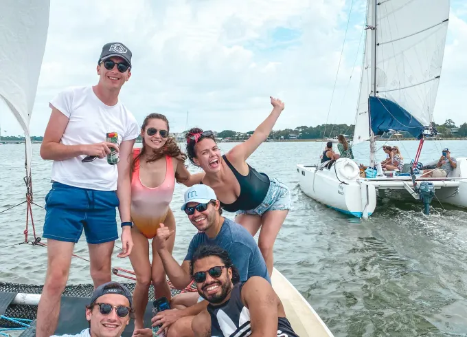 CATAMARAN/DOLPHIN SAIL  FOLLY BEACH SC