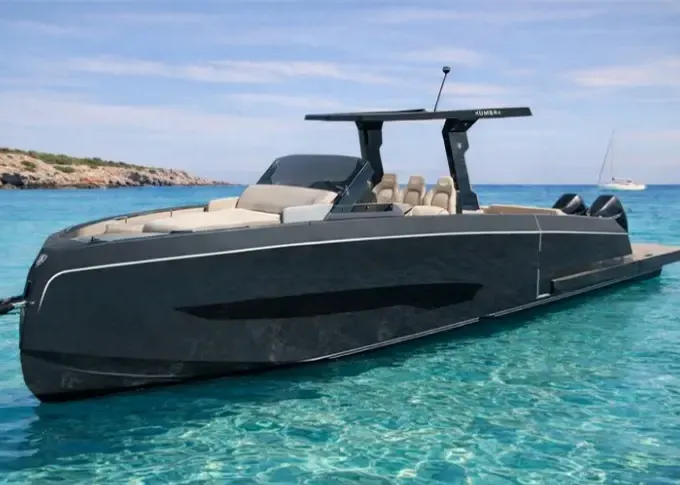 34ft Kumbra Open Motor Yacht Rental in Eivissa, Illes Balears