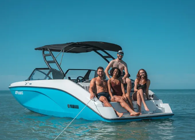 Experience the Thrill on a 22' Yamaha Jetboat in Tampa Bay, Florida