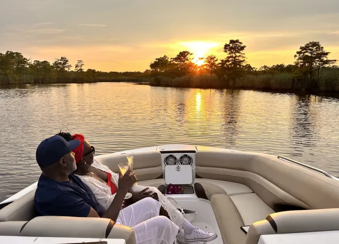 Sunset Boat Rides in Va Beach