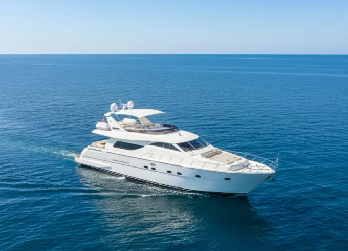 Luxury 80ft Ulysses Yacht in Miami – Cruise in Style, Comfort & Power!
