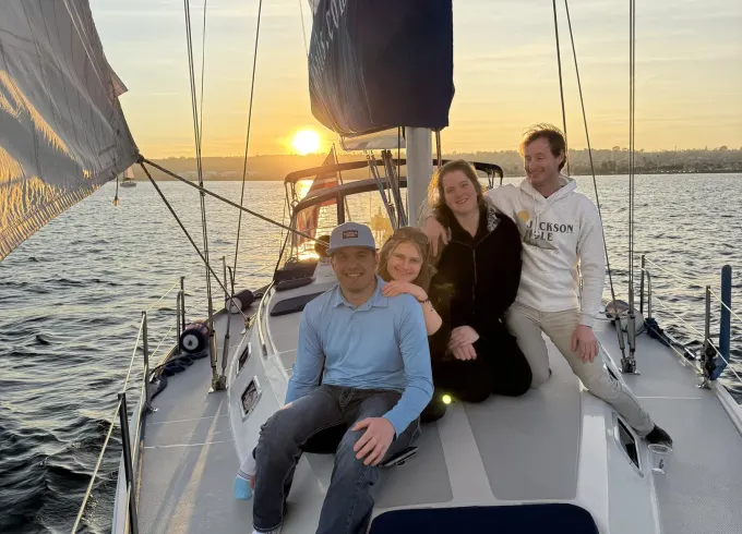 42ft Catalina MkII Sailing Yacht in The San Diego Bay, California