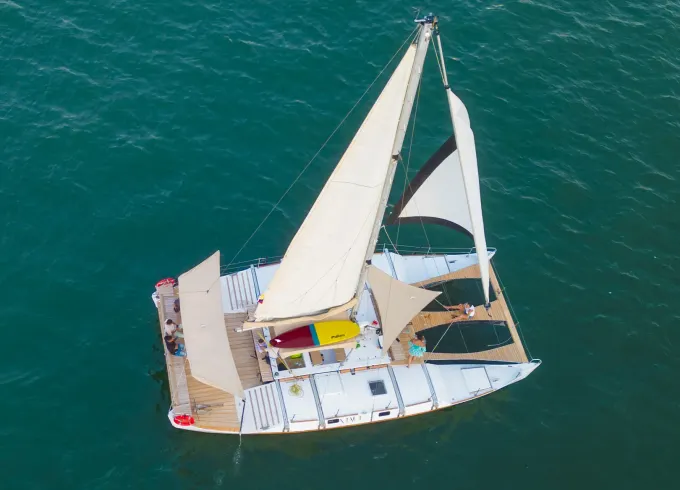 48ft Maui Catamaran for Island, Sunsets and Night Events