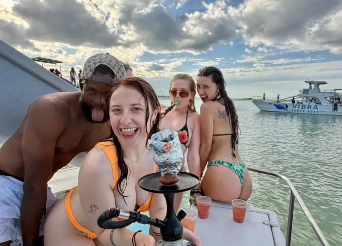 Seafaring Escapade: A Full-Day Voyage on a Captained 70ft Power Catamaran 😎🥂