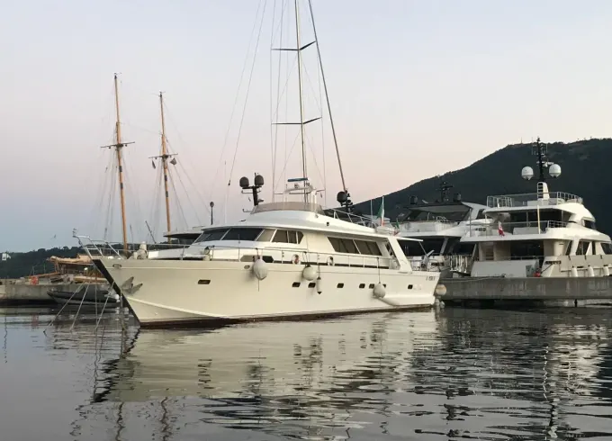Cantieri di Pisa 80' for Charter - AEOLIAN ISLANDS - CILENTO COAST - SICILY - SARDINIA - MALTA -