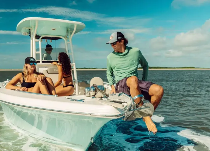 Experience the ultimate in fishing and relaxation on a 24' KeyWest!