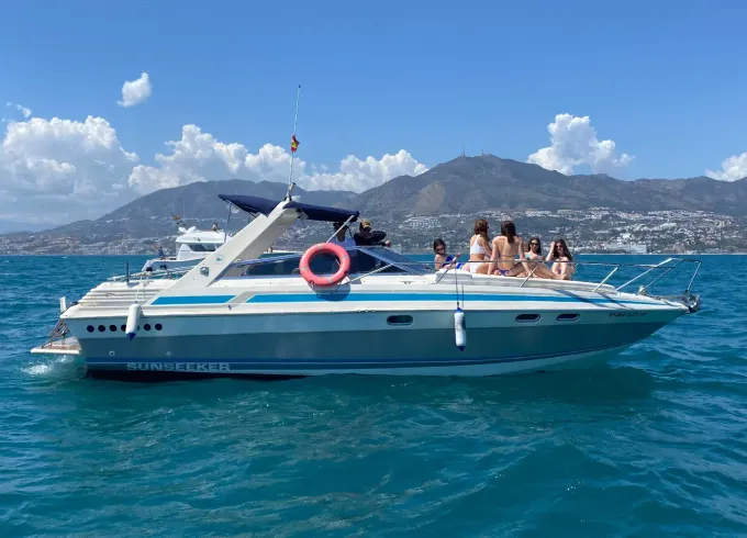 Sunseeker Portofino 31 Yacht for Fun Boat Party in Benalmádena