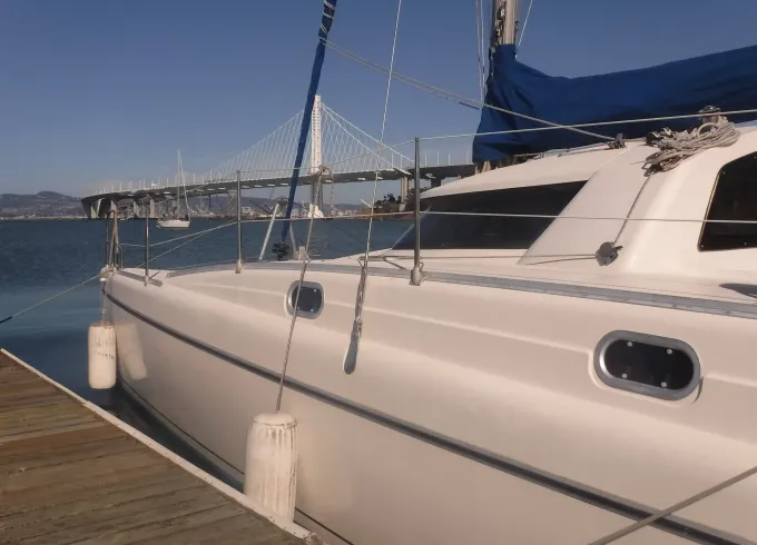 35' Cruising Catamaran on San Francisco Bay