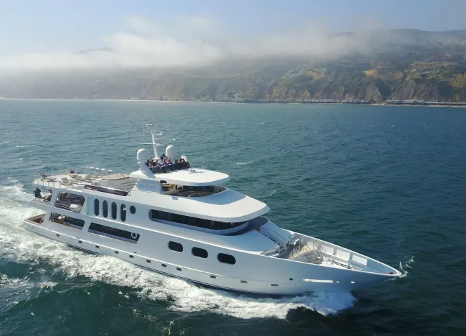 Custom 143' Mega Yacht with Helipad Charter in Newport Beach, California
