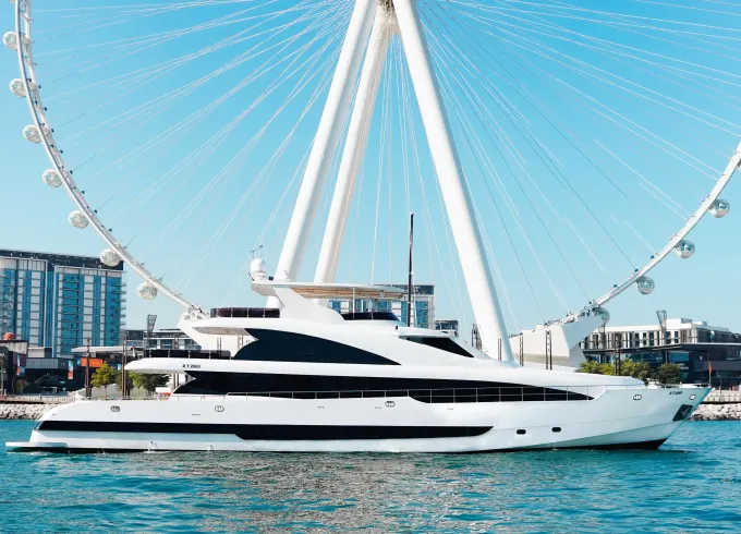 140 ft Super Yacht 100 pax - Dubai Harbour