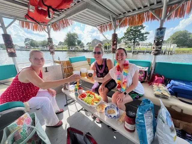 30ft Comfortable Tiki Boat in Virginia Beach! Enjoy a day with us on the water!