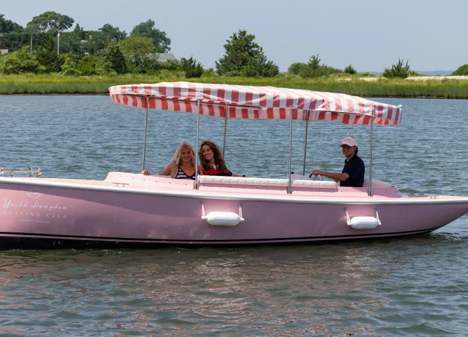 22’ 2025 Pink "Barbie" Fun Boat Rental in Sag Harbor, New York