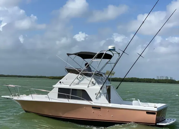 Cancun Fishing Charter 31ft Boat