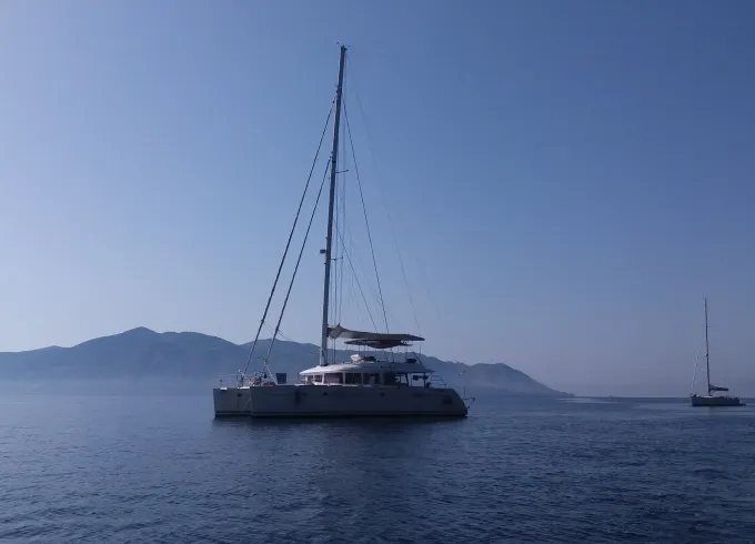 Lagoon 560 Luxury Sailing Catamaran Charter to the Aeolian Islands