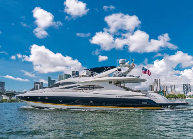 Sporty 88ft Sunseeker Serving South Florida