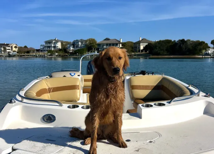 Sporty Sandbar and Island Hopping 19ft Hurricane Deck Boat