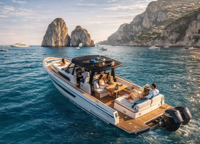 Luxury Yacht Allure 38 Capri and Amalfi Coast
