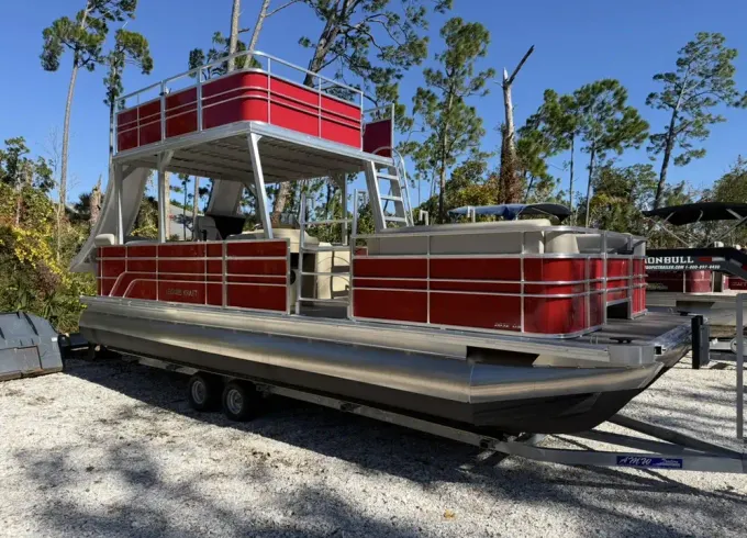 Double Deck with 2 Slides. The Chillaxin’ Cherry *Lake Travis Only*