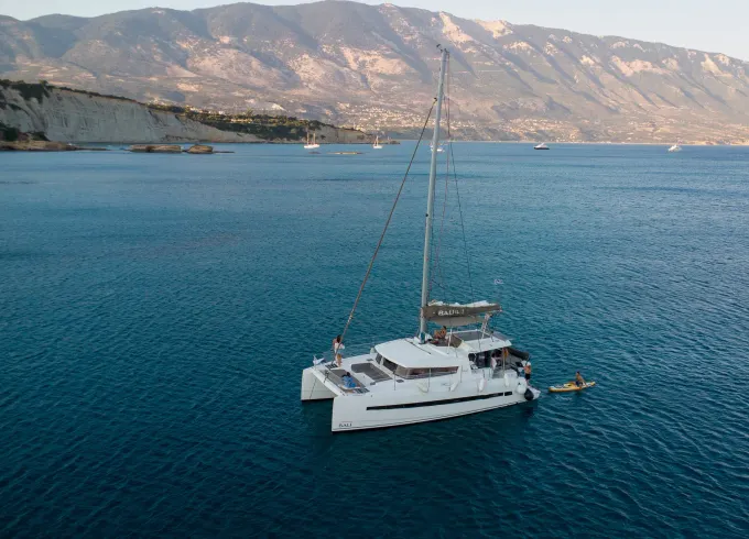 Bali 4.1 Sailing Catamaran – Experience a full day sailing cruise in Kefalonia