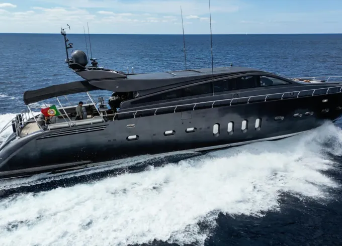 102ft Leopard Megayacht Charter in Ibiza with Water Toys for 12 Guests