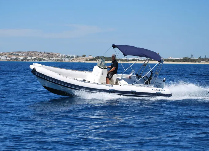 Yria 620-RIB boat for Rent in Agia Anna Port, Naxos, Greece