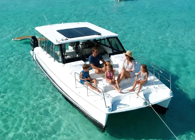 Family Crab Island Escape | Private Catamaran Charter Near 30A & Miramar Beach