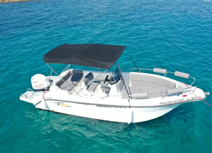 Karel F19 Luxury Line Boat Rental in Polis Chrysochous
