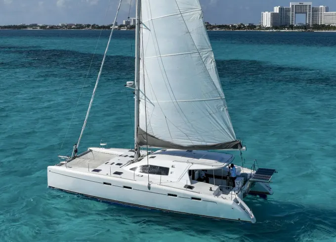 55ft Private Catamaran Charter for Up to 55 Guests in Cancún, Quintana Roo