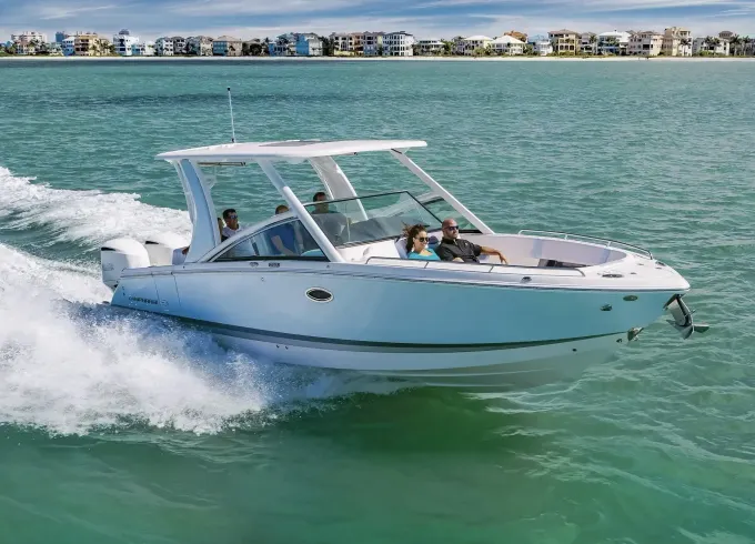 Chaparral 300 OSX Bowrider with Captain on Lake of the Ozarks