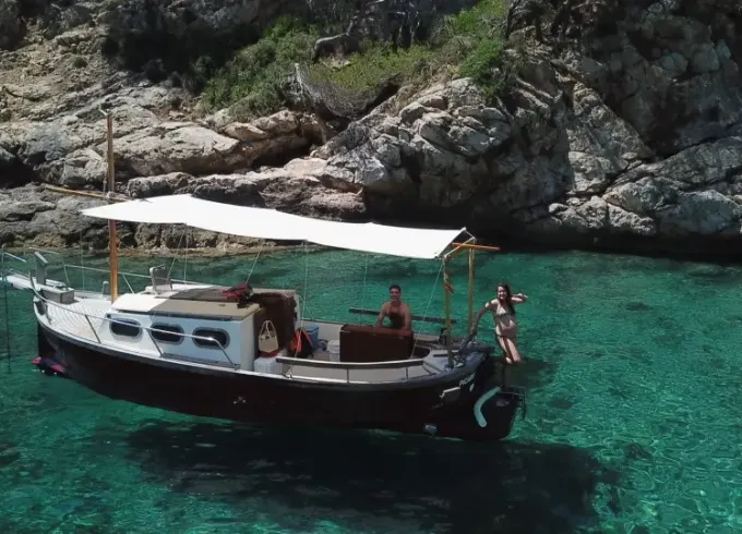 Traditional Power Boat for Rent in Port de Pollença, Spain1