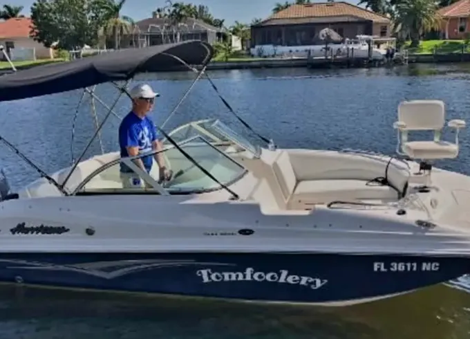 "Chasing Heaven Too" Hurricane 195 Sundeck Boat Rental in Cape Coral, Florida