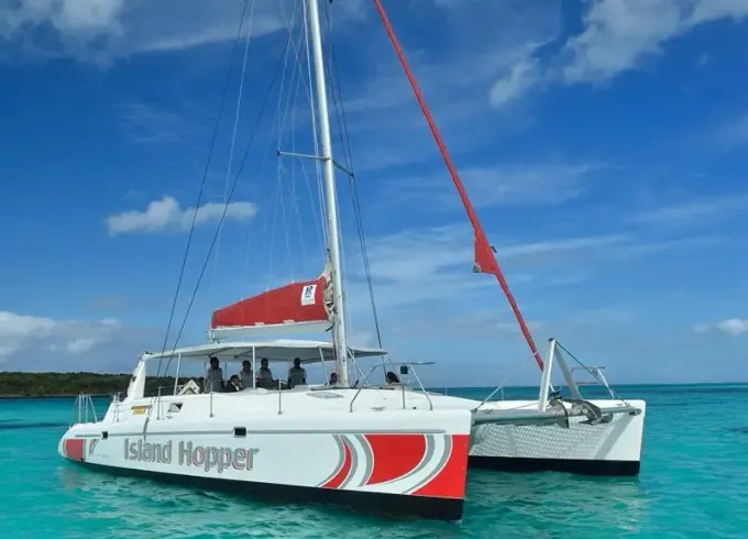 Charter 45' Voyage DC Cruising Catamaran in Mahebourg, Mauritius