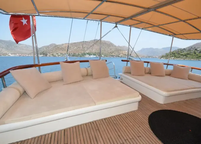 C. TANER 2  This Wonderful Deluxe Gulet is 33 m Long and for 16 People.