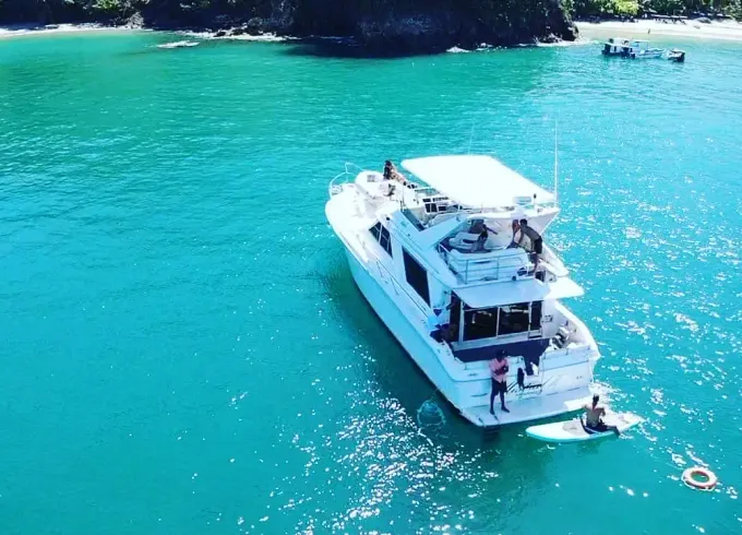 Private whale tour 53f luxury yacht Sunset morning , Manuel Antonio-Quepos