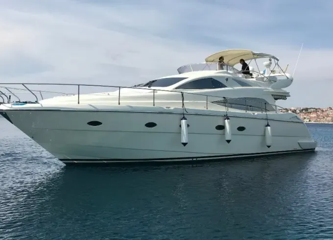 Aicon 56 Fly Motor Yacht Charter for Up to 12 People in Giardini Naxos, Italy