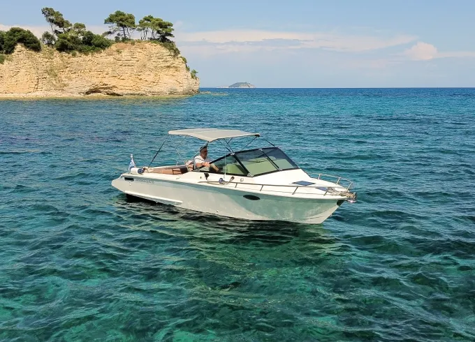 Coronet 24ft Day Cruise Yacht - Charter with captain in Zakynthos Island