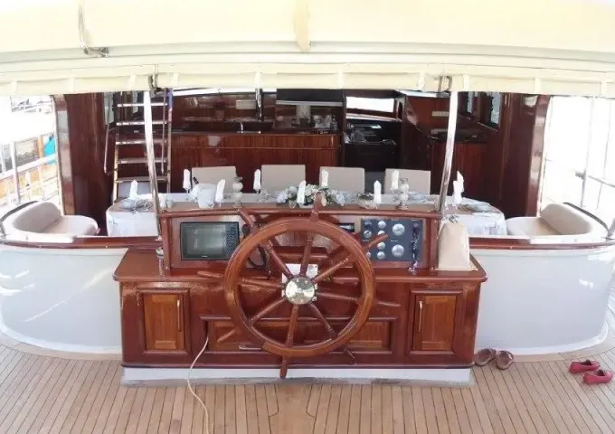 E. ARDA DENIZ This Wonderful Deluxe Gulet Yacht is 31 m. Long and for 12 People.