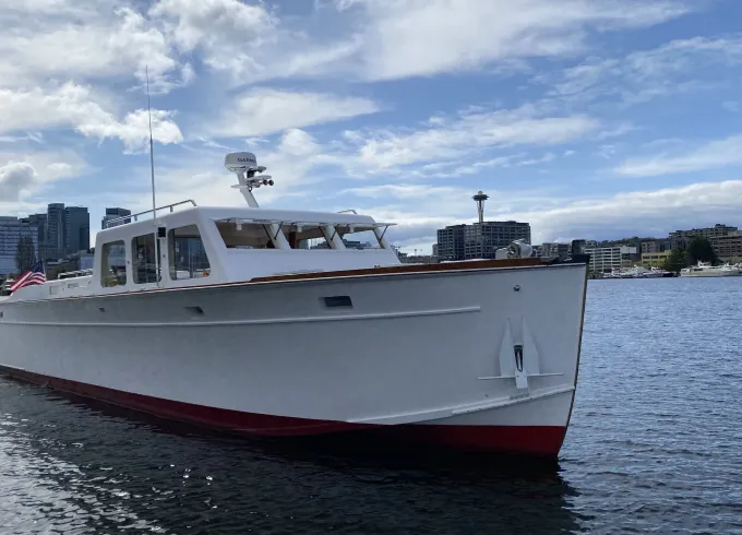 Fully Restored Classic Beauty 48ft Huckins Fairform Flyer Motor Yacht
