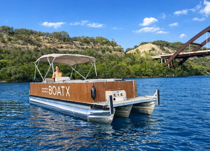 "The Tiki" - Party Pontoon Boat Rental - Lake Austin