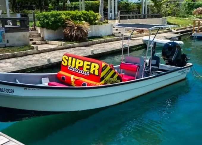 Perfect center console for fishing and beach trips