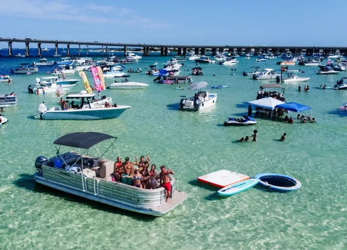 Sandbar Family Fun on 27’ Xcursion