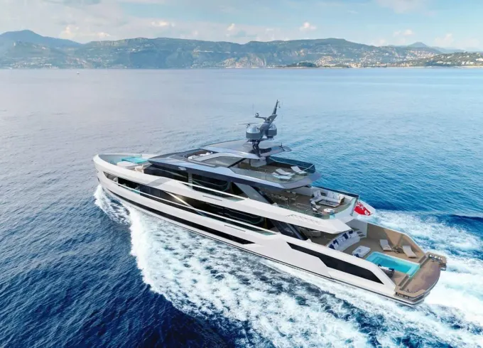 164ft DownEast Motor Yacht - 2025, 6 Cabins for 12 Guests with Pool & Jacuzzi