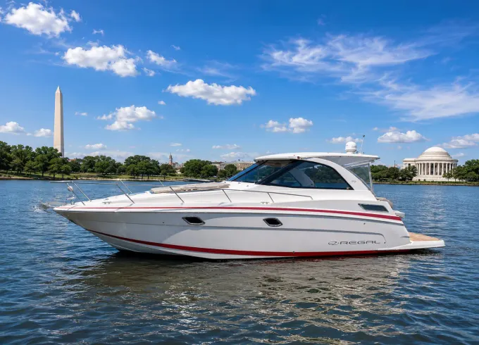 Private DC Yacht Cruise on 37ft Regal Sport Coupe in Washington, DC